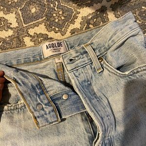 AGOLDE straight leg w/rip jean